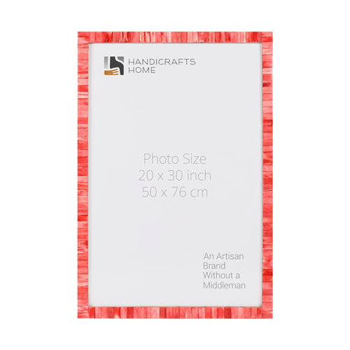 Poster Frames Classic Collection Bone Inlay, Red, 6 Sizes