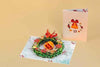 Christmas Wreath Pop Up Card