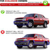 Dwvo Headlight Assembly Compatible With Chevy Silverado Avalanche 1500 2500 3500 Black Clear Housing