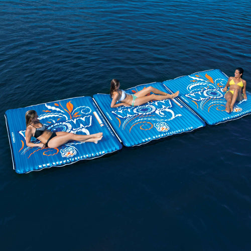 WOW Sports Floating Water Mat For The Pool and Lake - 6X6 Ft. (14-2080) Jupiter Gear
