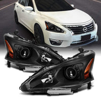 Amerilite 20132015 Altima 4dr Sedan Replacement Headlights Pair Halogen Type Driver And Passenger Side