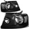 Black housing Clear lens reflector
