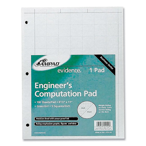 Ampad® Evidence® Engineer's Computation Pad