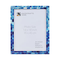 Poster Frames Indigo Pattern Collection Bone, Resin Inlay, 23 Sizes