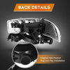 Lbrst Headlight Assembly For Gmc Sierra 1500 19992006 Classic 2007 2500 19992004 Black Housing Amber Reflector Clear Lens Driver And Passenger Side Headlamp