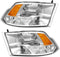 A-Chrome Housing Clear Reflector / black
