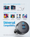 Anker <b>PowerDrive III</b> Duo USB-C Car Charger