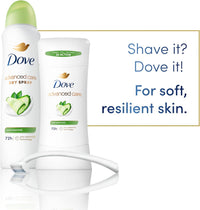 Dove Advanced Care Anti Deo Stick Cool Essentials Twin Pack for helping your skin barrier repair after shaving 72 h odor control and all-day sweat protection with Pro Ceramide Technology 2.6 oz