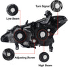 Alziria Headlight Assembly Compatible With 20132015 Nissan Altima Sslsv Only Fit 4door Chrome Housing Amber Reflector