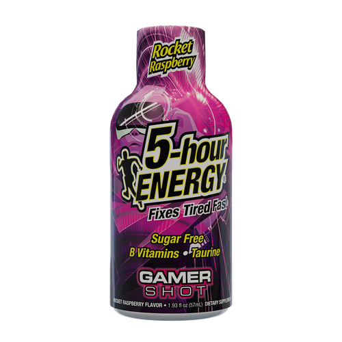 24 Pack 5-hour ENERGY Extra Strength Shots, Rocket Raspberry Flavor, 1.93 Fl Oz