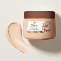 Dove Brown Sugar and Coconut Butter Body Scrub Exfoliates and Deeply Nourishes for Smooth, Radiant Skin 15 oz
