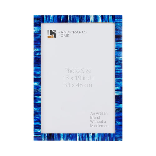 Poster Frames Classic Collection Bone Inlay, Blue, 6 Sizes