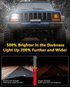 DNA MOTORING HL-OH-F1504-CH-AM Chrome Amber Headlights Replacement Compatible with 04-08 F-150/06-08 Mark LT