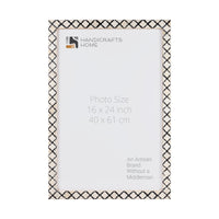 Moroccan Poster Frames Bone Inlay, Black, 9 Sizes