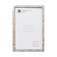 Poster Frames Checkered Collection Bone Inlay, Black & White - 4 Sizes