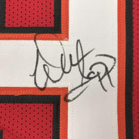 Autographed/Signed Warren Sapp Tampa Bay Red Football Jersey JSA COA