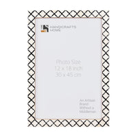 Moroccan Poster Frames Bone Inlay, Black, 9 Sizes