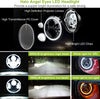 Moclever Round Halo LED Headlight 2pcs 7 Inch Headlights 6000 Lumens Offroad Light Angle Eyes Compatible With Jep Wrangler Tj Jk Cj H4 To H13 Adapter Plug And Play