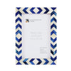 Picture Frame Taj Pattern Collection Bone Inlay Blue 4 Sizes