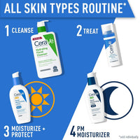 2 Pack CeraVe PM Facial Moisturizing Lotion, Night Cream with Hyaluronic Acid and Niacinamide