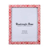 Moroccan Poster Frames Bone Inlay, Red, 6 Sizes