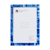Poster Frames Classic Collection Bone Inlay, Blue, 6 Sizes