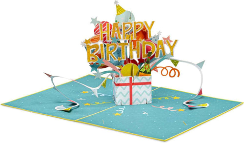 Happy Birthday Box Pop Up Card