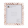 Poster Frames Chevron Collection Bone Inlay, Brown, 5 Sizes