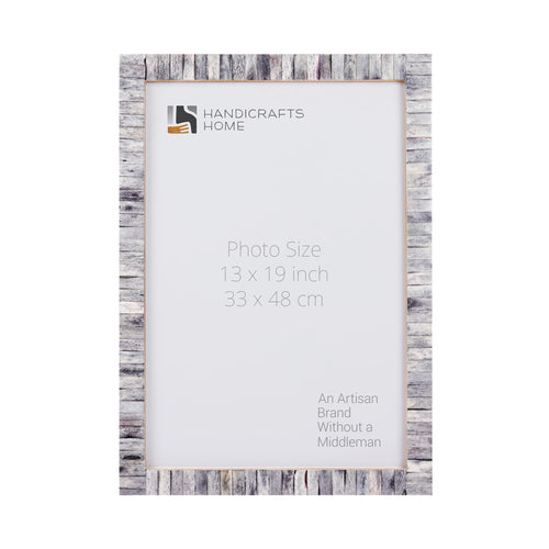 Poster Frames Classic Collection Bone Inlay, Grey, 6 Sizes