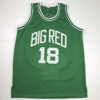 Autographed/Signed Dave Cowens Boston Green Stat Basketball Jersey PSA/DNA COA