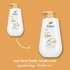 Dove Body Wash with Pump Dryness Relief with Jojoba Oil For 24hr Lotion-Soft Skin Moisturizing Skin Cleanser with No Sulfates No Parabens 30.6 oz