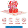 Happy Valentines Day Pop Up Card - Frndly 5" x 7"