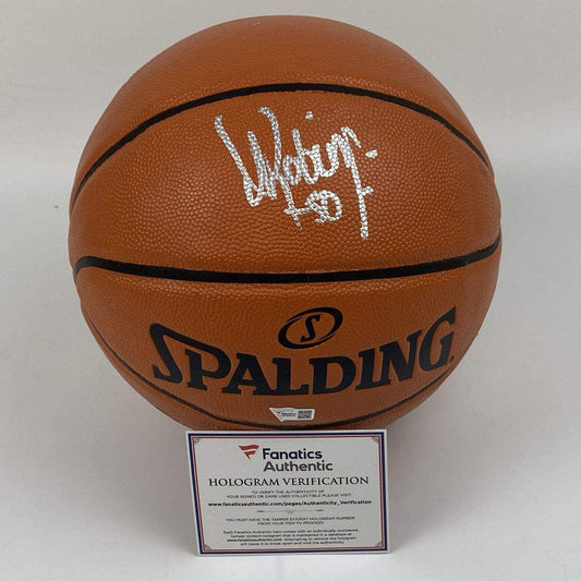 Autographed/Signed David Robinson San Antonio Spurs Spalding Full Size F/S Basketball Fanatics COA