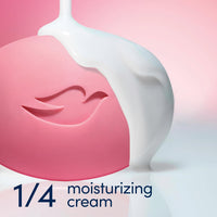 Dove Beauty Bar Soap Revitalizante Cherry & Chia Milk, for Revitalized Skin, 6 Bars A Skin Energy Boost 3.75 oz