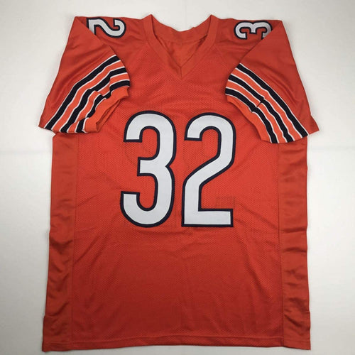 Autographed/Signed David Montgomery Chicago Bears Orange Football Jersey JSA COA
