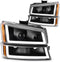 C Black Housing Amber Reflector