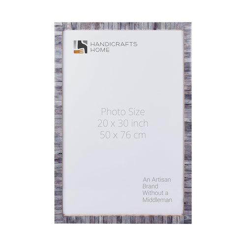 Poster Frames Classic Collection Bone Inlay, Grey, 6 Sizes