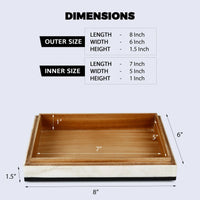 Black White Resin Inlay Decorative Storage Box – Mono Court Collection (7 Sizes)