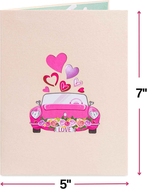 Road to Love Pop Up Card - 5" x 7"