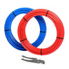 1/2" 200ft, 100ft x 2, PEX-A Pipe, Red & Blue & Cutter Plumbingsell