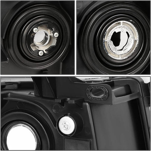 Dna Motoring Hlohcsil07chcl1 Chrome Housing Headlights Compatible With 0713 Silverado 15002500 Hd 3500 1500