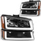 black housing amber reflector