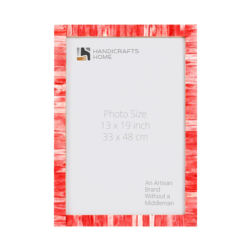Poster Frames Classic Collection Bone Inlay, Red, 6 Sizes