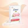 Dove Beauty Bar Soap Rebalancing White Peach & Rice Milk 6 Count for a Nourished and Moisturized Skin, with ¼ Moisturizing Cream Plant-Based Formula, 3.75 oz