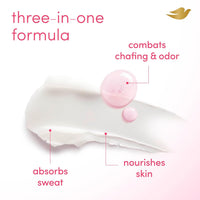 Dove Whole Body Deo Aluminum Free Anti-Chafe Deodorant Stick for Women Berry Blush 2.4 oz