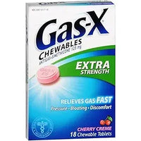 Gas-X Antigas Chewable Tablets Extra Strength Cherry 18 tabs