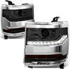 DNA Motoring HL-OH-034-CH-AM Headlight Assembly (Driver and Passenger Side)