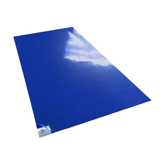 Cleanroom Tacky Mat 60 Layer 18x36 Blue 4 Pack