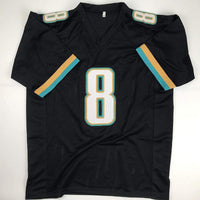 Autographed/Signed Mark Brunell Jacksonville Black Football Jersey JSA COA