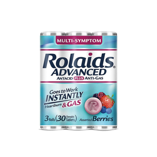 Rolaids Adv Cw 3x30  Antacd+Ags Wby